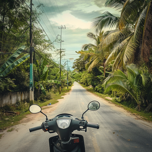 proadvert._thai_road_moto_green_trees_ultra_photo_realistic_pri_5be90059-f909-4870-b2a5-2b315e0c9dfe