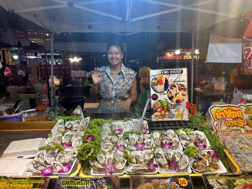 Патонг, Продуктовый рынок Банзаан карта