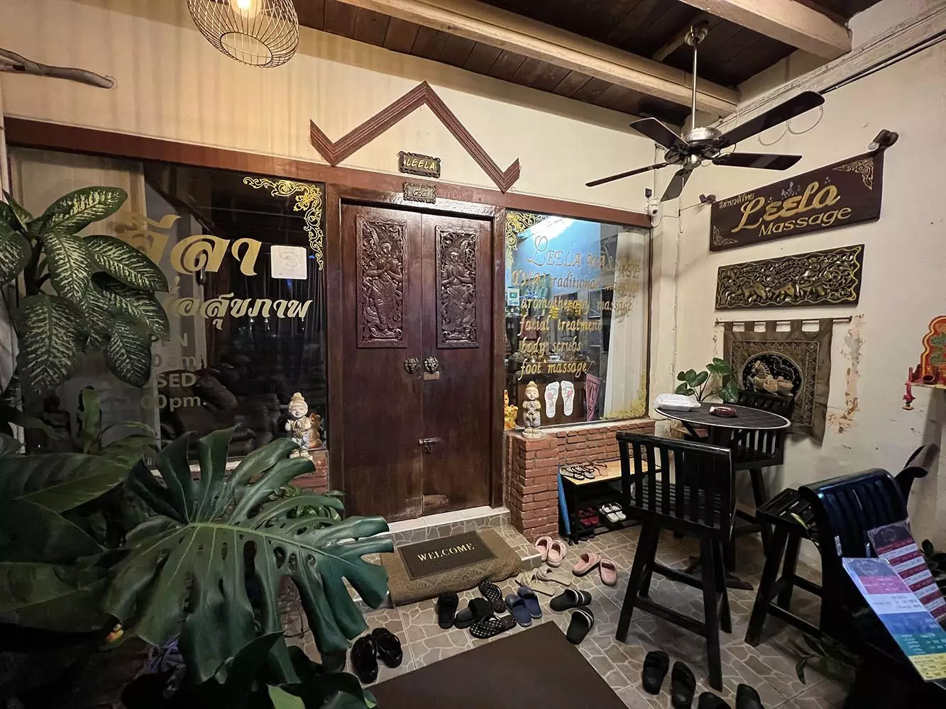 Phuket Town, Leela Massage map