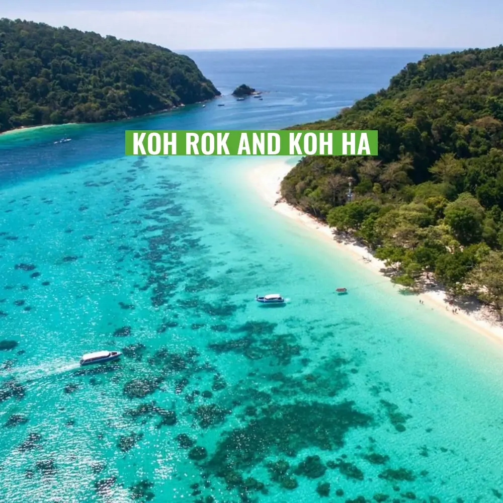 Koh Rok and Koh Ha islands