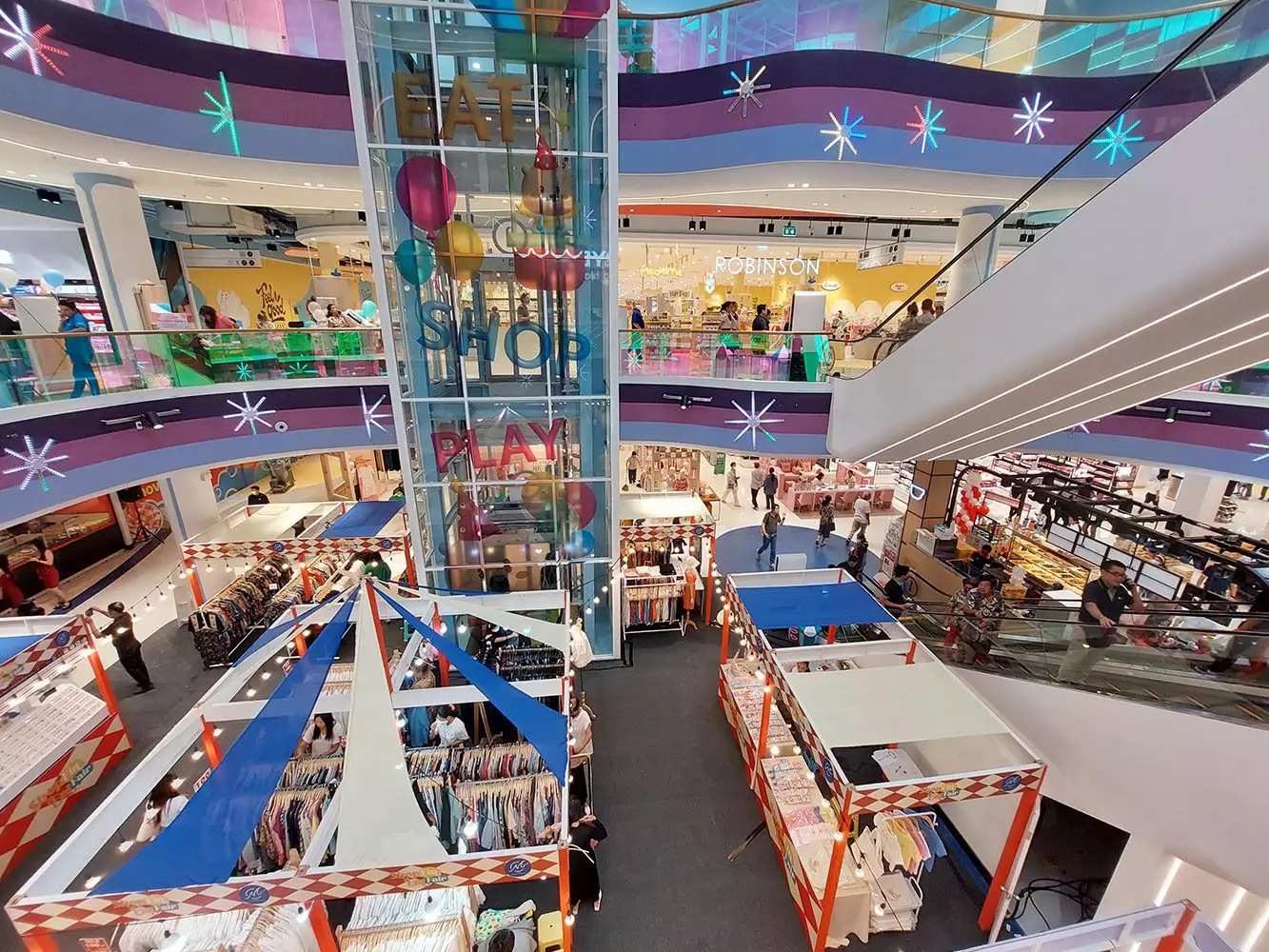 Play areas at Robinson Lifestyle family entertainment