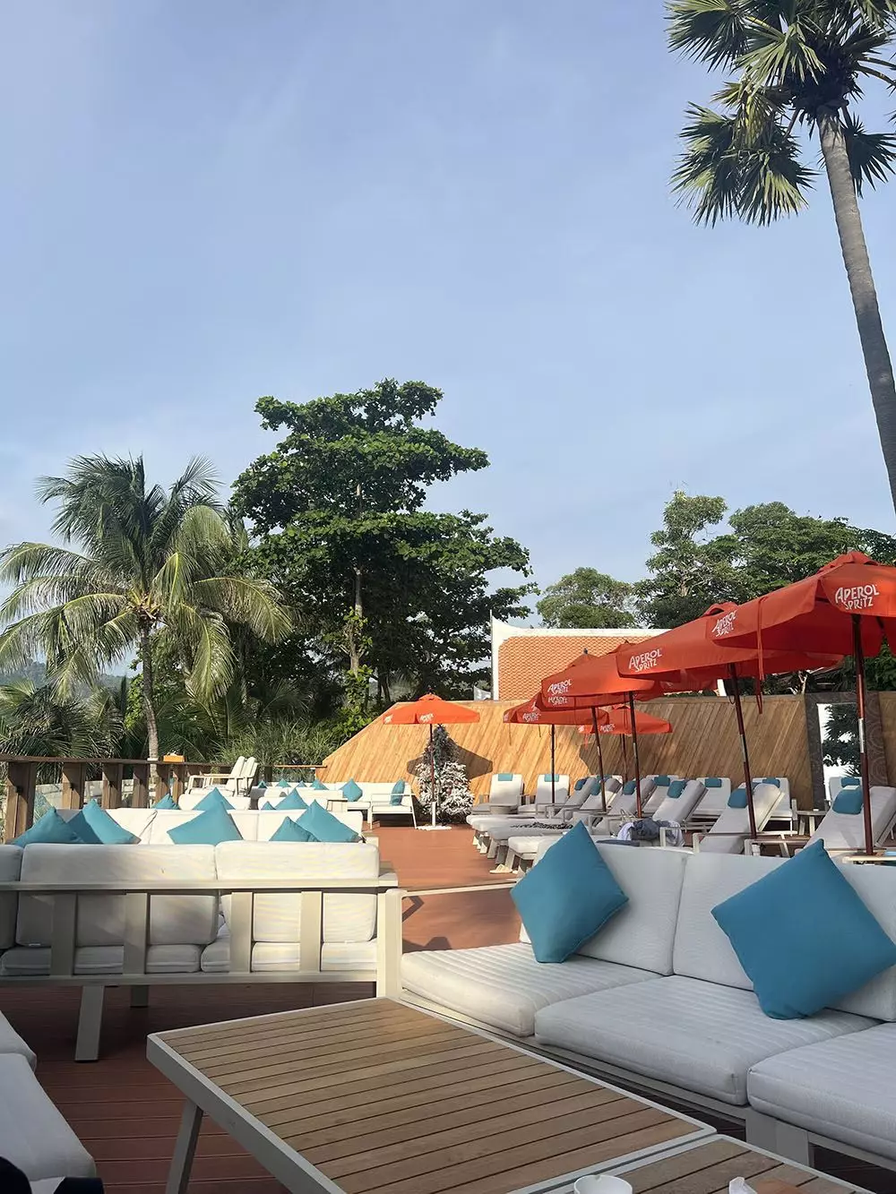 Dinner with sunset view at The Commune Cafe in Phuket
