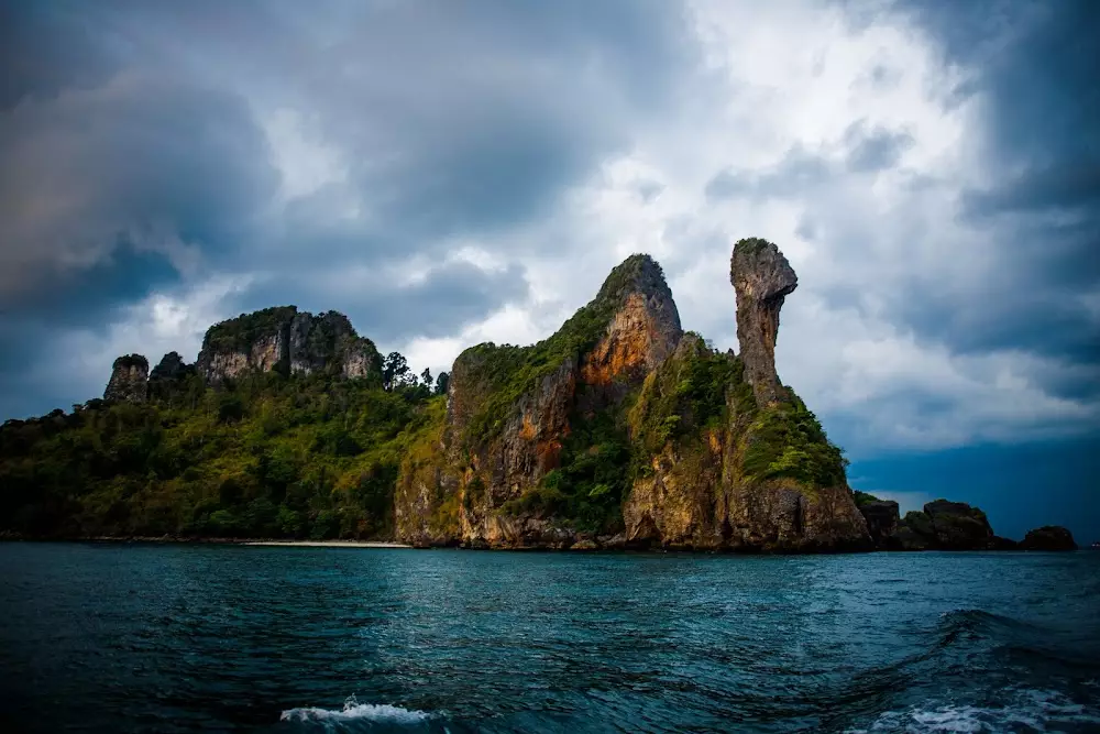 Chicken Island with rocks on Krabi Phuket