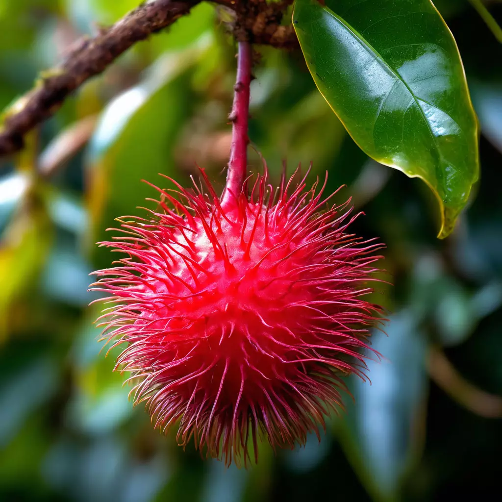Fruits of Thailand exotic Rambutan