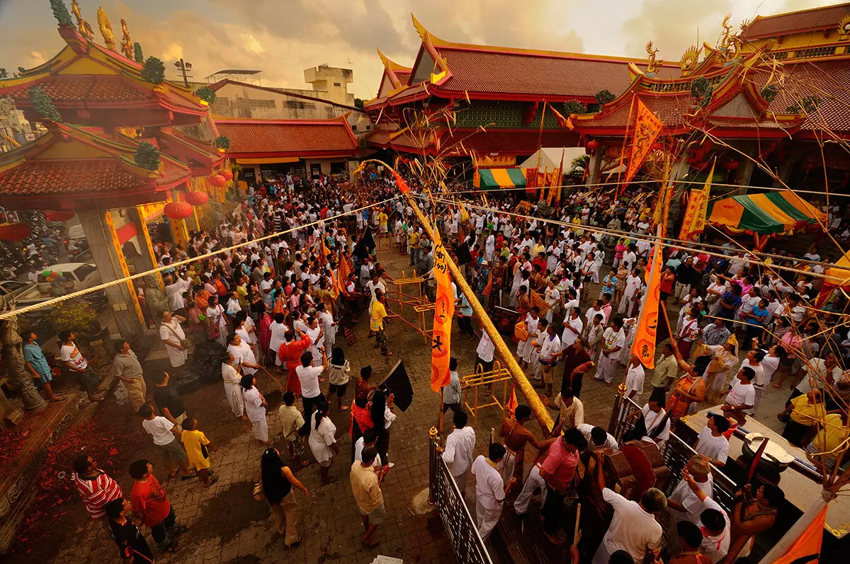 Vegetarian Festival in Thailand tradition