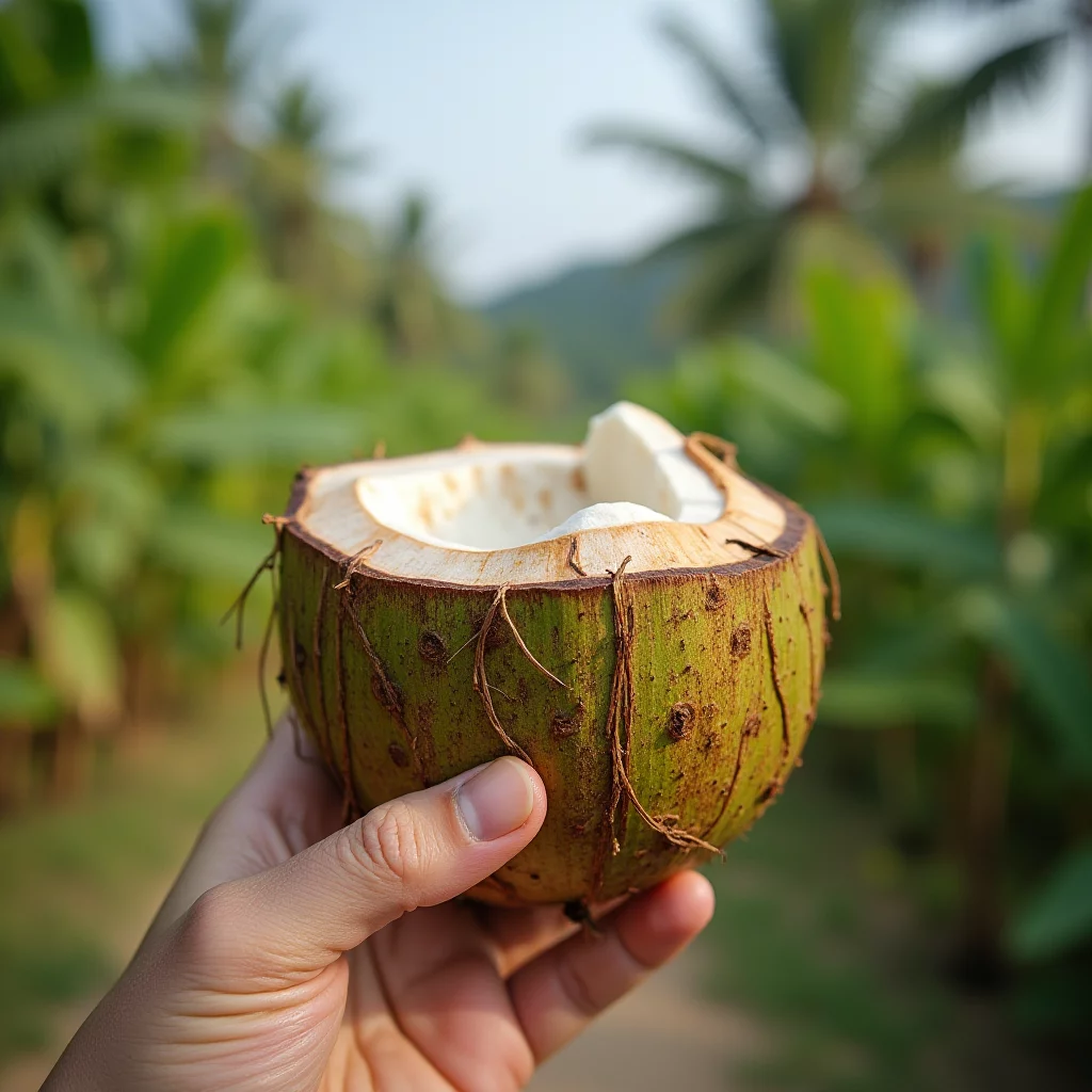 What coconuts are like in Thailand