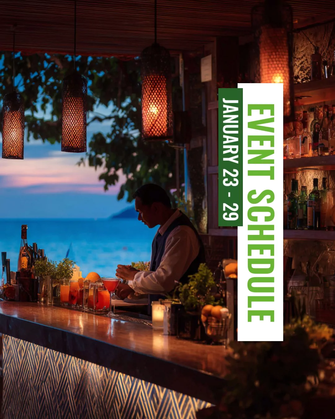 The upcoming week (January 16-22) exact address