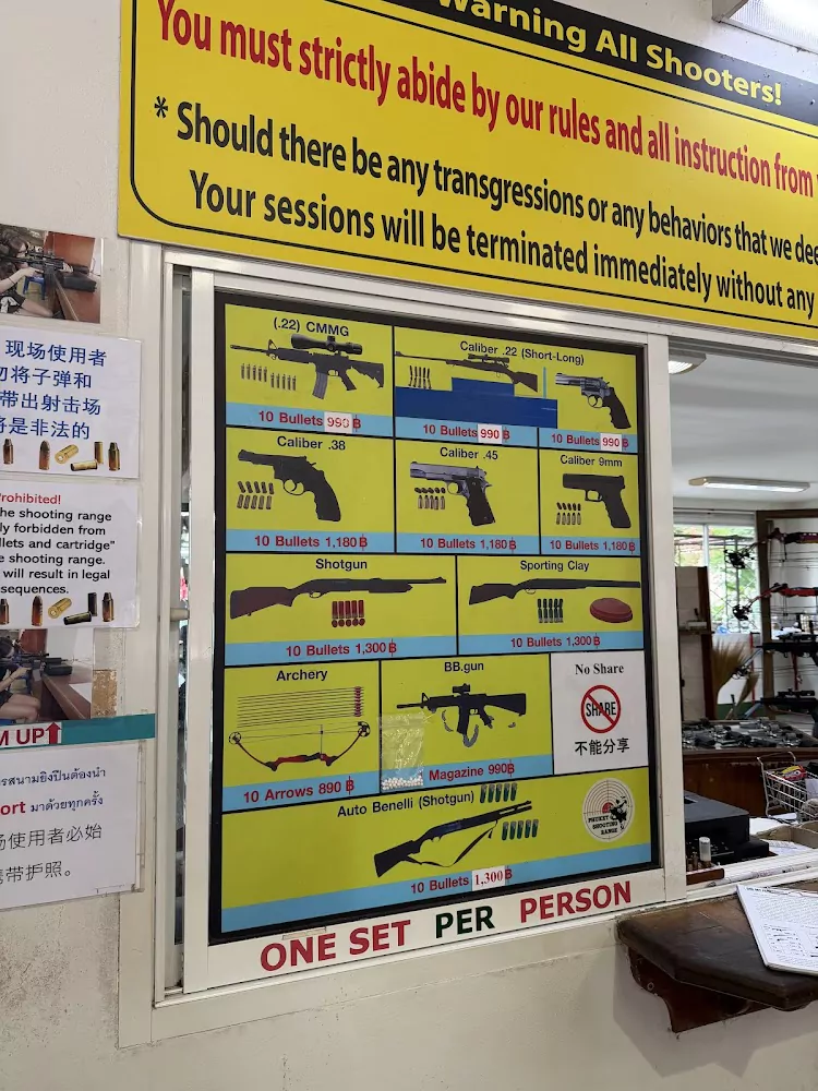 Rawai, Phuket Shooting Range directions